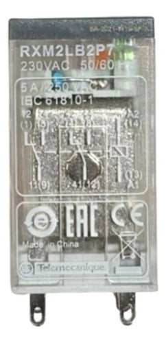 Kit Com 5: Rele De Interface Basico 2naf Rxm2lb2p7 Schneider