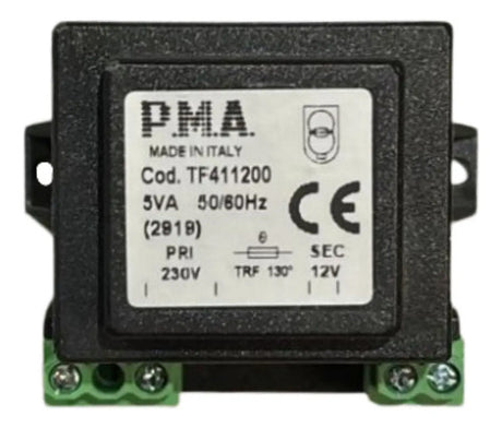 Transformador 230/12v 5va Protegido Tf411200 Shneider Preto