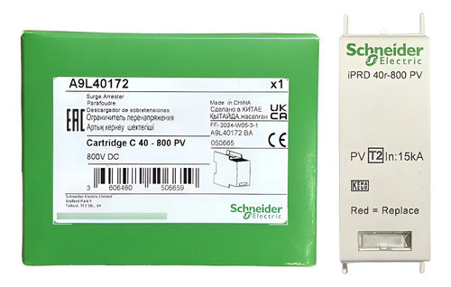 Cartucho C40 Para Protetor De Surto A9l40172 Schneider 800vcc