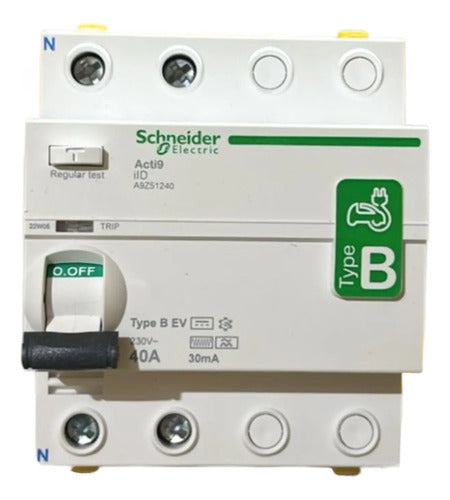 Interruptor Diferencial 2p 40a A9z51240 Schneider