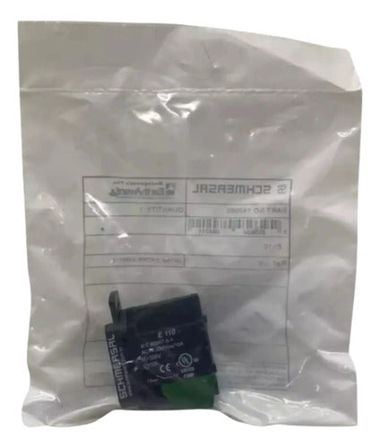 Kit Com 3: Bloco De Contato Impulso E110 1na Ace Schmersal Preto E Verde 500