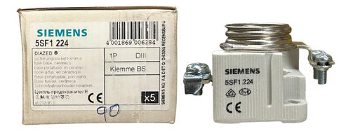 Kit Com 4: Base Dz 1p 63a 5sf1224 Siemens