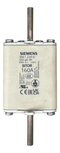 Elemento Fusível Sitor 3ne1224-0 160a Siemens 690v