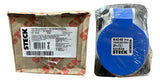 Tomada Emb N4049 3p+t 16a 200/250v 9h Azul Ip44 Steck Azul