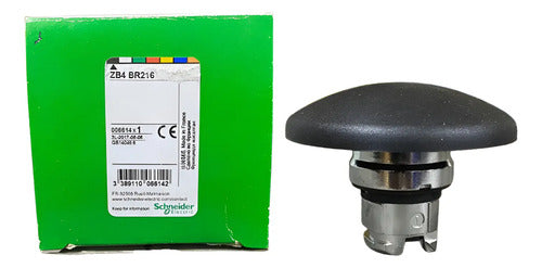 Cabeçote Para Botão Ø22mm Metálico Preto Zb4br216 Schneider Preto 0