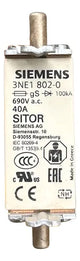 Elemento Fusível Sitor 3ne1802-0 40a Siemens 690v