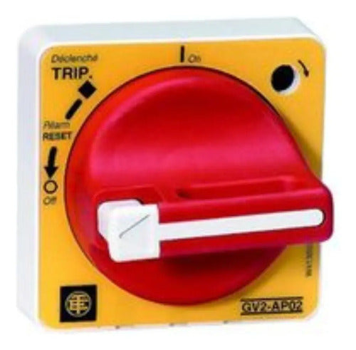 Kit Montagem Giratório Ip54 Vermelho Gv2ap02 Schneider