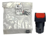 Kit C/ 2: Cabeçote Para Botão 16mm Quadrado Zb6ca4 Schneider Vermelho 0