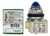 Sinaleiro 30mm Azul 9001kp35lll9 Schneider Azul 24vca/cc