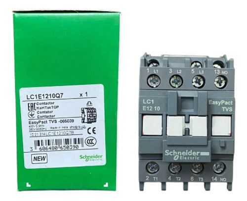 Contator 3p Easypact Tvs 12a 1na 380vca Lc1e1210q7 Schneider 380v