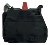 Kit Com 4 Peças: Bloco De Contato 1nf Zbe102n Schneider Preto C/ Vermelho 1nf