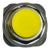 Botão 30mm Zb3bl5 Amarelo Telemecanique Amarelo -