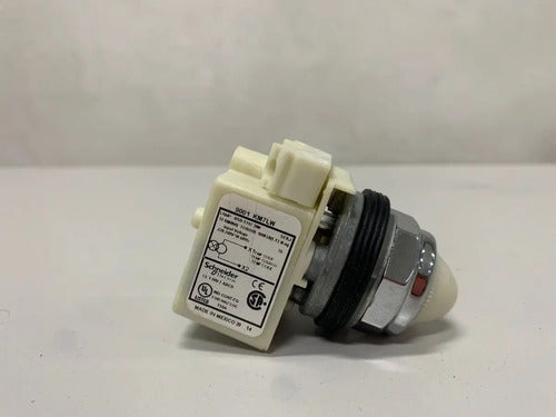 Sinaleiro 30mm Branco 9001kp7lww9 C Trans 220x6v Schneider