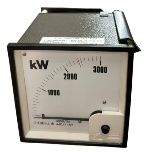 Wattimetro Ew96 Esq. 19 4000/5a 480/115v Trmv 2436kw Kron 440/115v