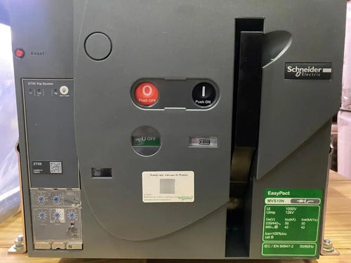 Disjuntor 3p Fixo 1000a Mvs10n Motor + Bobinas 24v Schneider