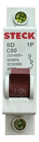 Kit Com 6: Disjuntor Unipolar Sd-61c50 50a Curva C Steck