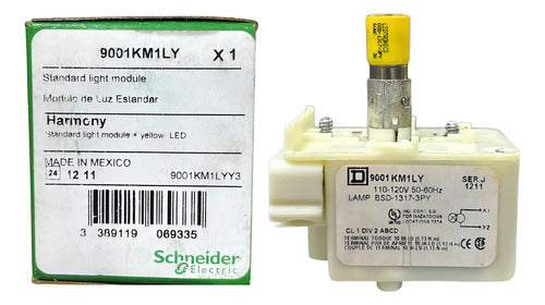 Modulo Luminoso Led Alto Brilho 120v Am 9001km1ly Schneider 120v
