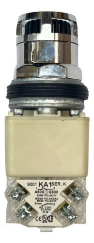 Botão 30mm Metálico Na+nf Verde 9001k3l40gh13 Schneider Verde