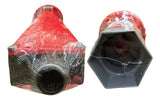 Kit Tomada A4606 + Plug A4676 125a 3p+t 380/440v Vm Steck Vermelho