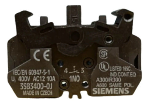 Contato Auxiliar 3vl9800-2ae00 1na+1nf Siemens Não Informado