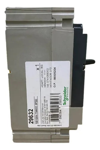 Disjuntor Tripolar 63a Ns100n-tm63d 29632 Merlin Gerlin