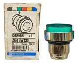 Kit Com 15 Unidades: Cabeçote 22mm Vd Zb4bw133 Telemecanique Verde -