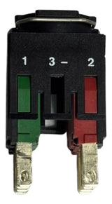 Botão 16mm Plástico Vermelho 1na+1nf Xb6aa45b Schneider 0