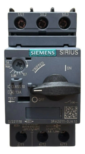 Disjuntor Motor 3rv2011-0ja10 0,7-1,0a Siemens - 50/60hz