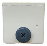Botoeira Metalica Vazia 30mm 1 Furo Cinza Xapg1601 Schneider Cinza