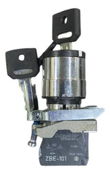Chave Seletora 22mm Metálica 2 Posiçoes Xb4bg21 Schneider Metal Cromado