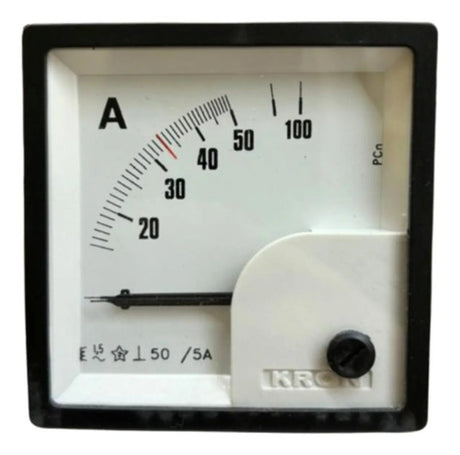 Amperimetro Fm72pc 72x72mm 50/100/5a Travamento Em 33a Kron