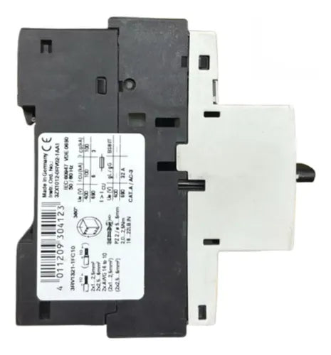 Disjuntor Motor Tripolar 5a 3rv1321-1fc10 Siemens