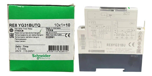 Rele Temporizador Eletr. Estrela Triângulo 0,3-30s Re8yg31bu 220v
