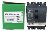 Disjuntor Tripolar 100a Nsx100l-ma100 Schneider