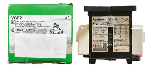 Interruptor Seccionador Vario 40a Vcf2 Schneider 40 A 690v Vermelho/ Amarelo