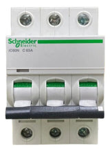 Disjuntor Acti9 Ic60n 3p 63a Curva C A9f74363 Schneider