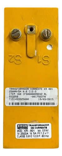 Transformador De Corrente Kr801 2500/5a 0,6c12,5 60hz Kron