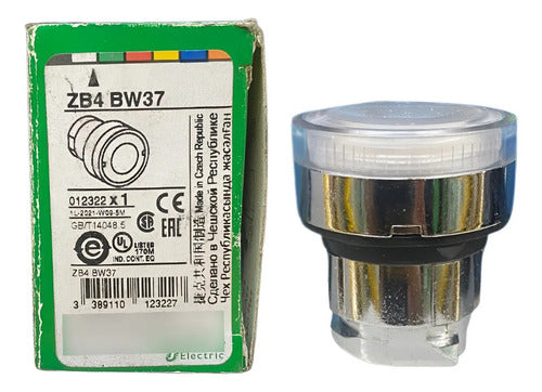 Cabeçote Para Botão Luminoso Transparente Zb4bw37 Schneider Transparente -