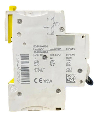 Disjuntor Acti9 Ic60n 4p Curva C 25a 440v A9f74425 Schneider
