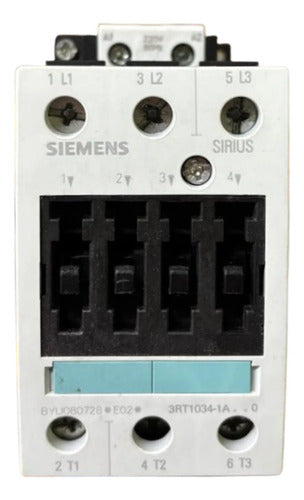 Contator Tripolar 3rt1034-1an10 32a 220v Siemens 220