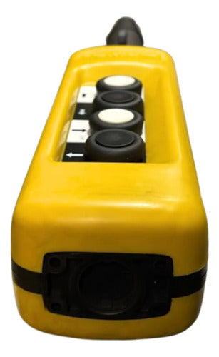 Botoeira Pendente Plastica 4 Botoes Xaca481 Schneider Amarelo