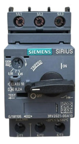 Disjuntor Motor 3rv1021-0ga10 0,45-0,63a Siemens  Não Informado 50/60hz