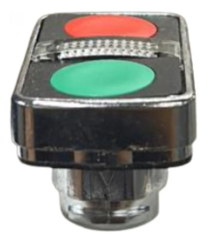 Cabeçote P/ Botão Duplo Luminoso Vd/vm Zb4bw7a3740 Schneider Verde/vermelho Não Se Aplica