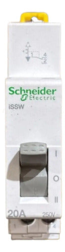 Comutador Acti9 Issw 3 Posicoes 20a 230v A9e18073 Schneider Branco 230 V