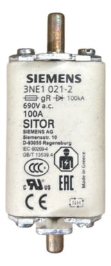 Elemento Fusível Sitor 3ne1021-2 100a Siemens 690v