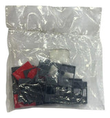 Kit Com 10 Peças: Porta Etiqueta 30x50mm Zby6101 Schneider Cinza