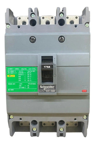 Disjuntor 175a 3p Ezc250h Ezc250h3175 Schneider