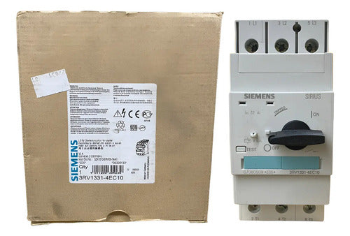 Disjuntor Motor 32a 3rv1331-4ec10 Siemens - 50/60hz