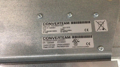 Inversor Lv 7000 3-01685a2h1sssa1a20000ci 170a 380/500v GE