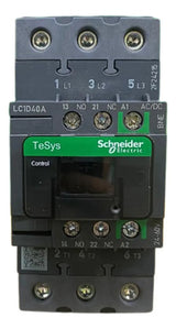 Contator Tesys 3p Ac-3 24-60v 40a Lc1d40abne Schneider 24-60v